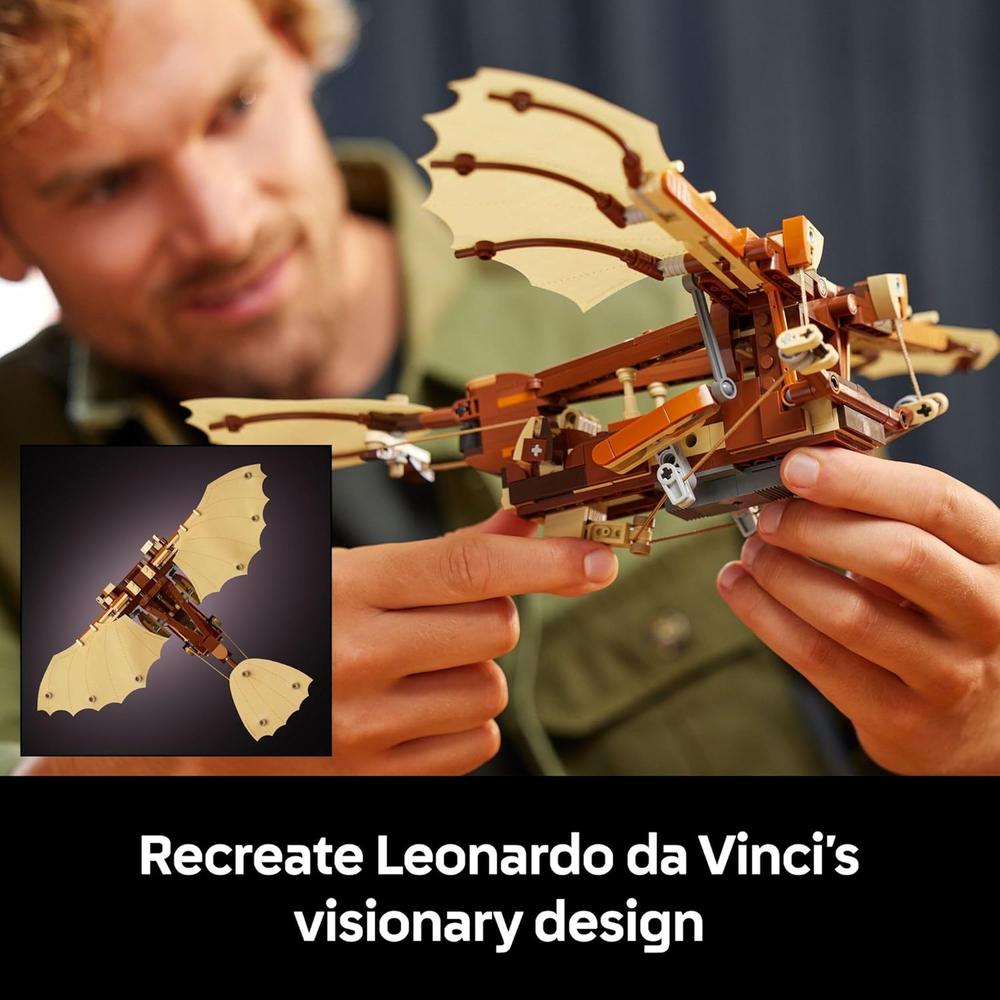 LEGO ICONS ORNITÓPTERO DE LEONARDO DA VINCI, KIT COLECCIONABLE CON SOPORTE - 4