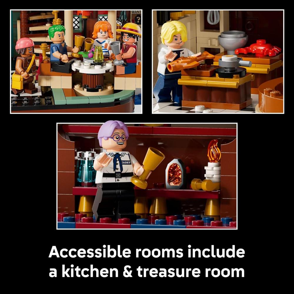 LEGO ONE PIECE RESTAURANTE FLOTANTE BARATIE, CONSTRUCCIÓN Y COLECCIONABLES - 4