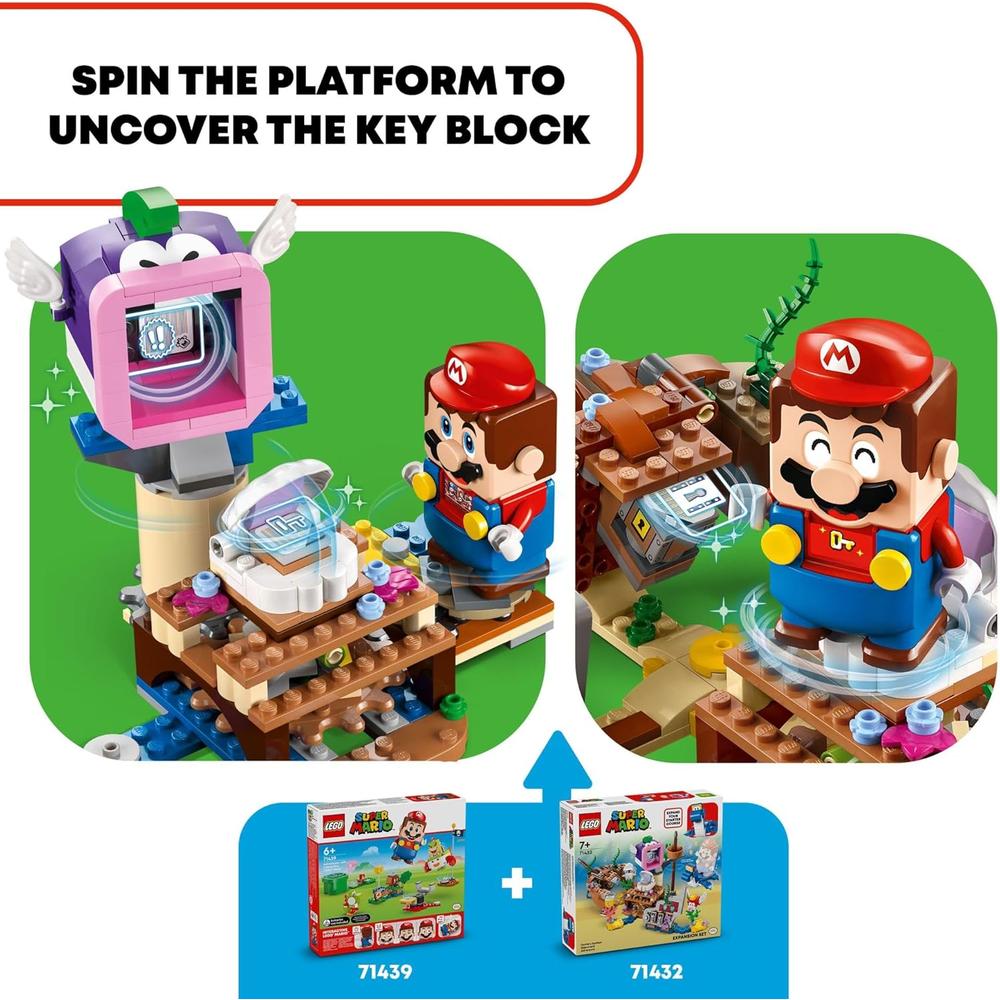 LEGO SUPER MARIO AVENTURA DEL NAUFRAGIO DE DORRIE CON FIGURAS COLECCIONABLES - 4