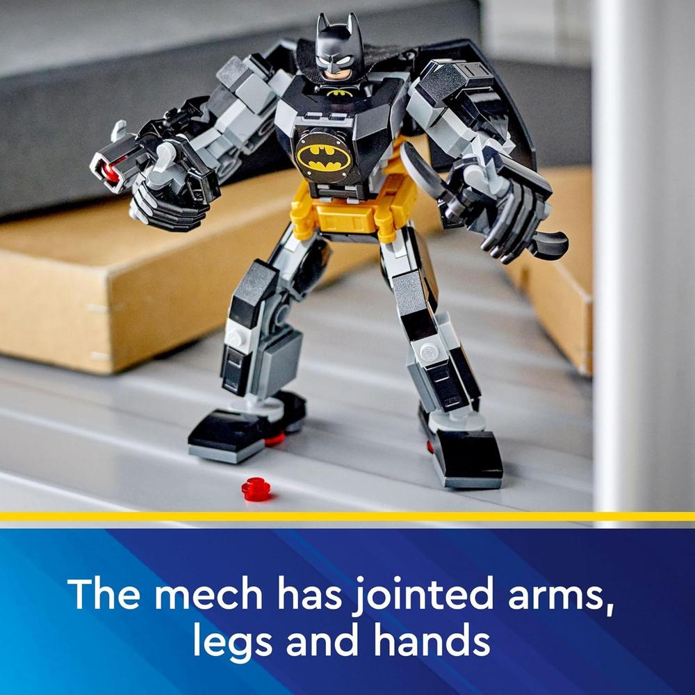 LEGO DC BATMAN ARMADURA MECÁNICA DE BATMAN, FIGURA DE ACCIÓN Y MINIFIGURA INCLUIDA - 4