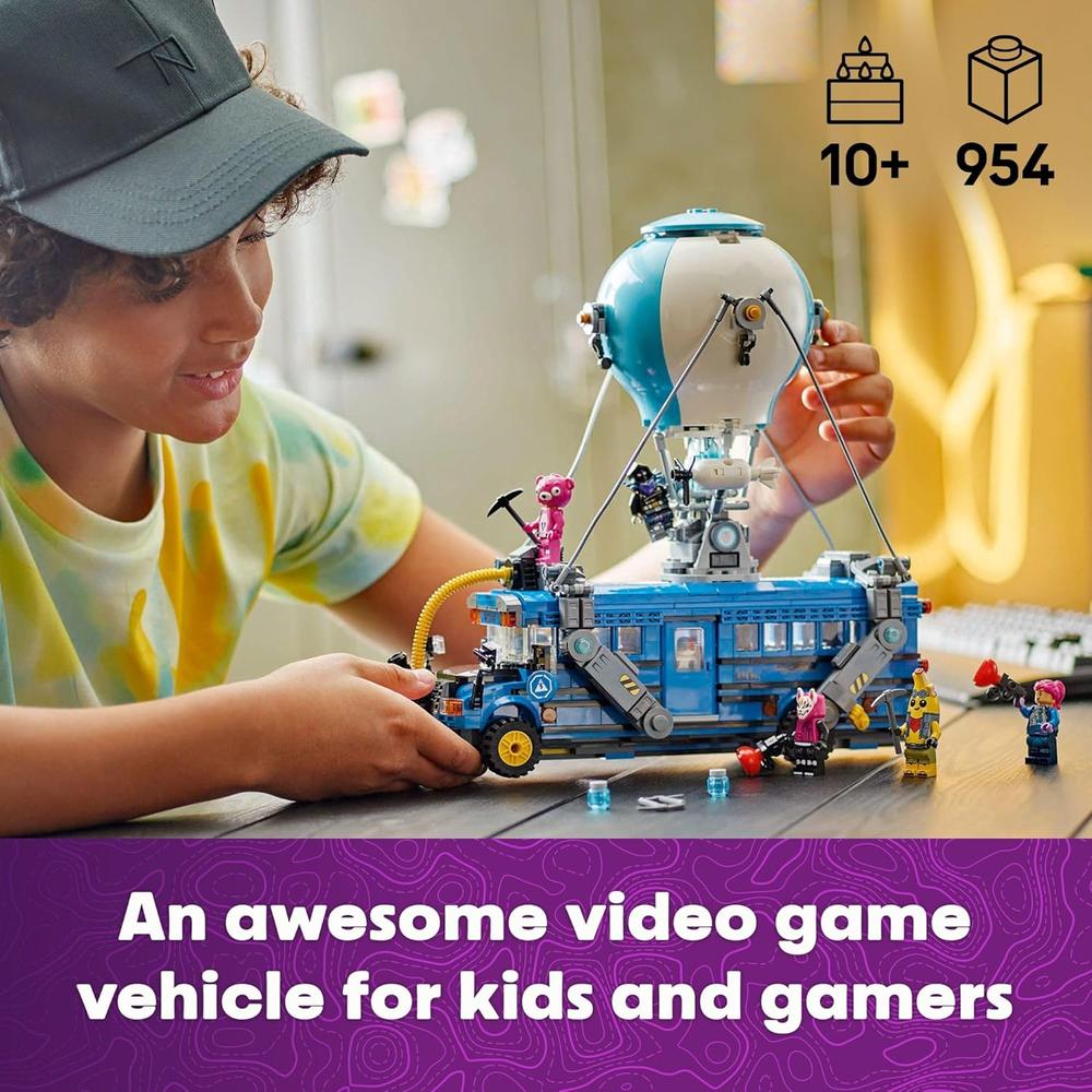 LEGO FORTNITE AUTOBÚS DE BATALLA, JUGUETE COLECCIONABLE CON MINIFIGURAS - 2