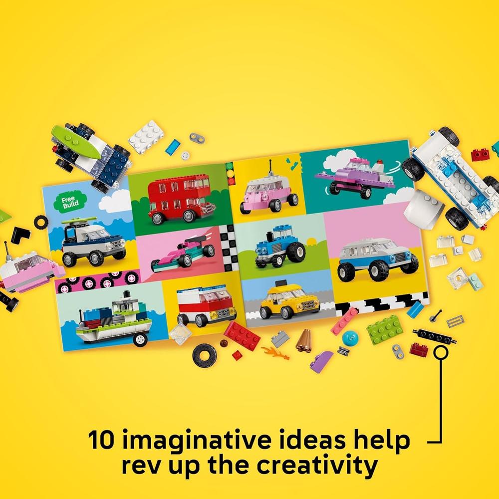 LEGO CLASSIC VEHÍCULOS CREATIVOS SET DE CONSTRUCCIÓN COLORIDO Y DIVERTIDO - 5