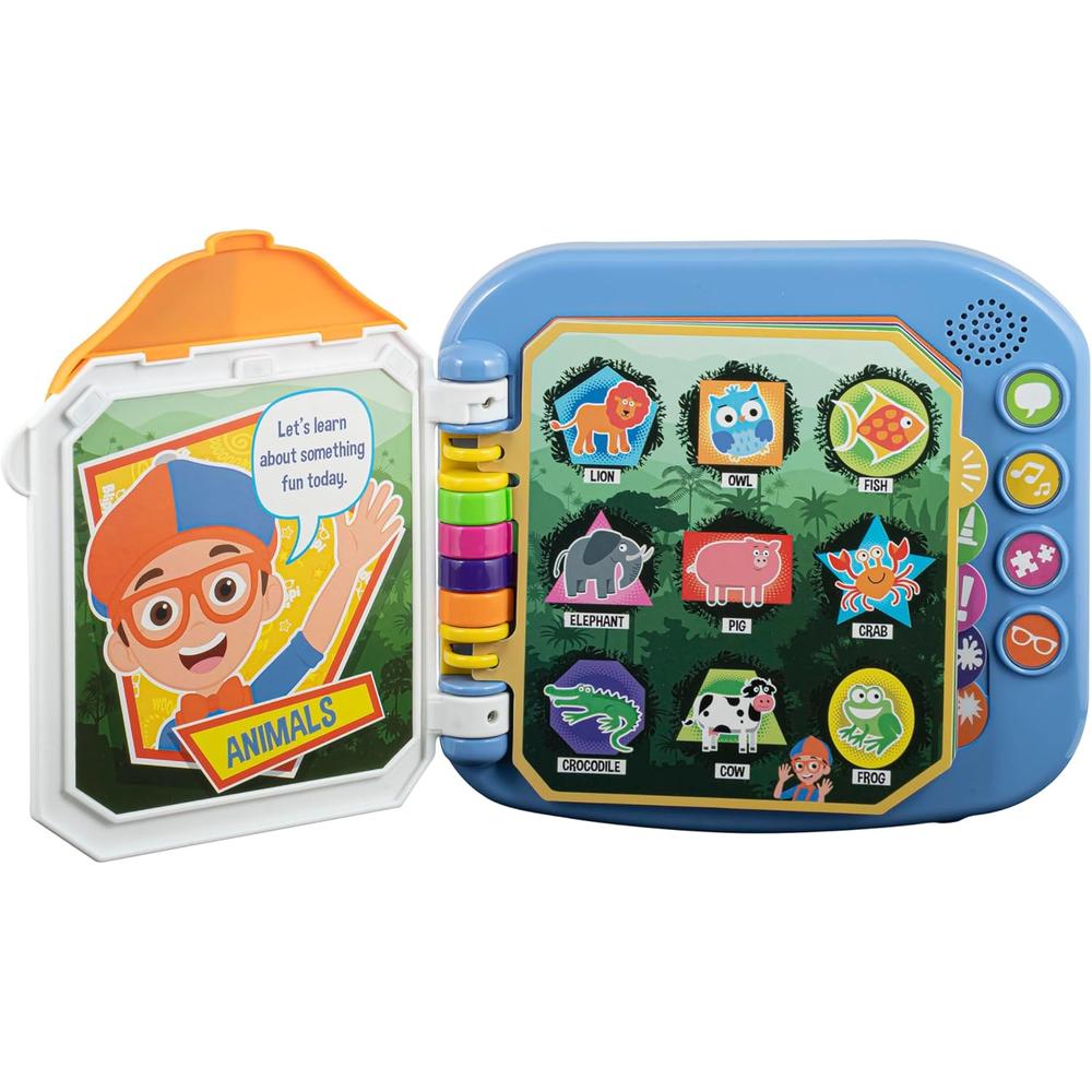 EKIDS BLIPPI LIBRO EDUCATIVO INFANTIL MULTICOLOR CON JUEGOS DE APRENDIZAJE - 2
