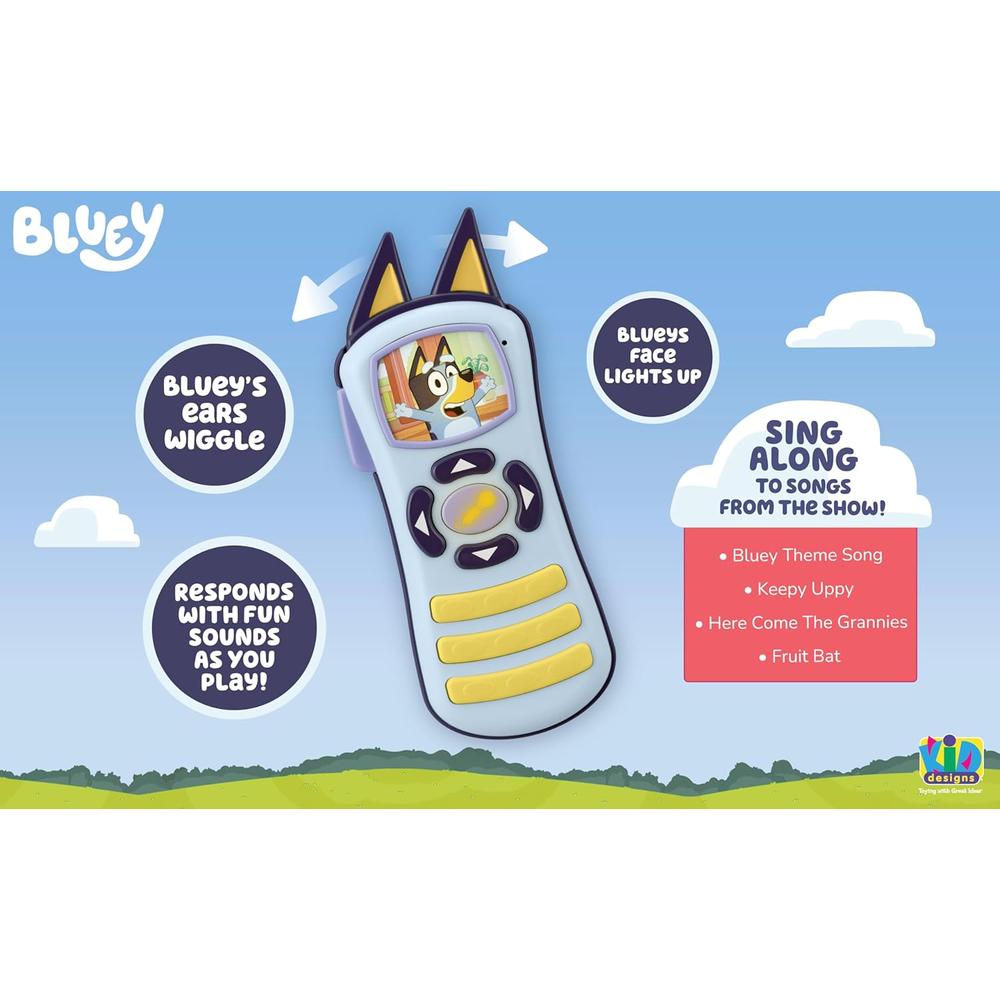 EKIDS BLUEY MANDO A DISTANCIA MUSICAL INFANTIL CON EFECTOS DE SONIDO - 2