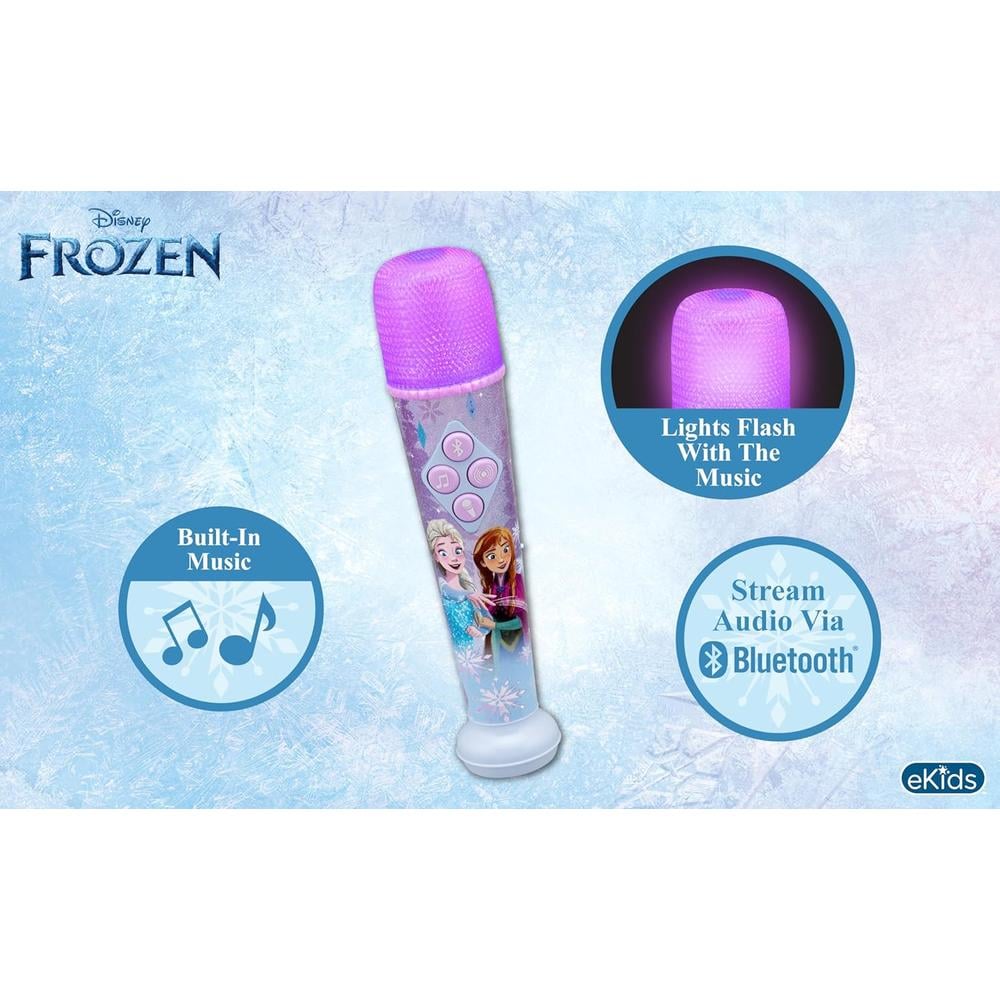 EKIDS FROZEN MICRÓFONO BLUETOOTH INFANTIL CON MÚSICA Y LUCES INTEGRADAS - 4