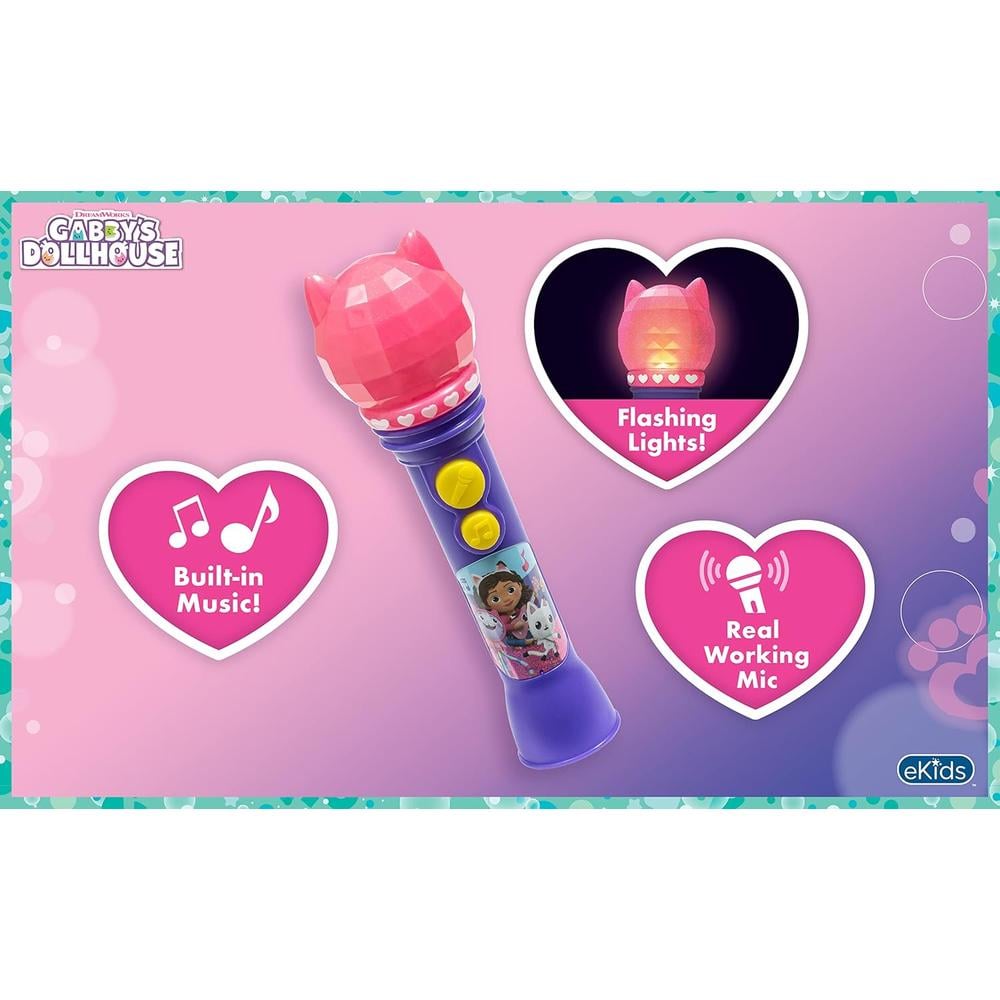 EKIDS GABBYS DOLLHOUSE MICRÓFONO INFANTIL CON CANCIÓN INCORPORADA - 2