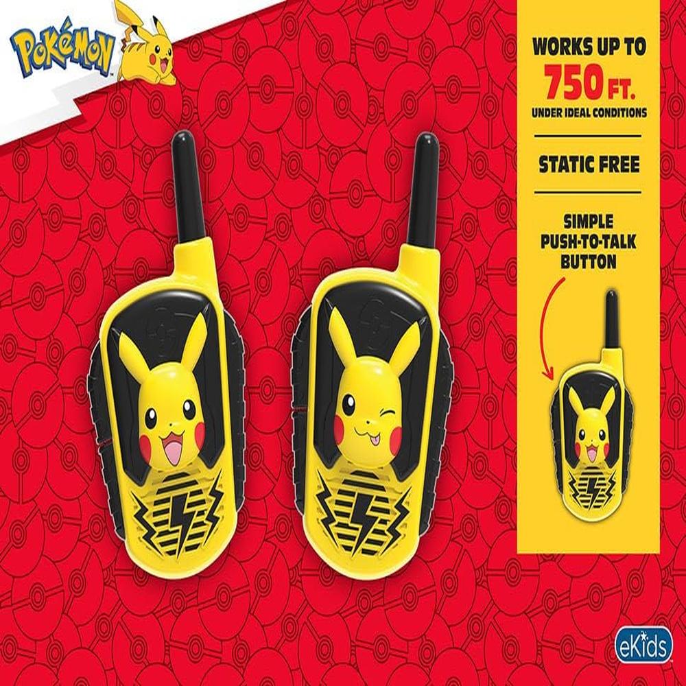 EKIDS POKÉMON WALKIE-TALKIES INFANTILES PARA INTERIORES Y EXTERIORES - 2