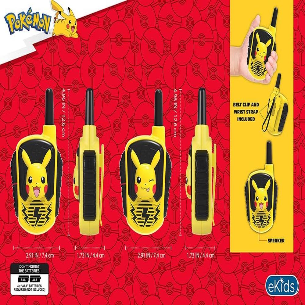 EKIDS POKÉMON WALKIE-TALKIES INFANTILES PARA INTERIORES Y EXTERIORES - 4