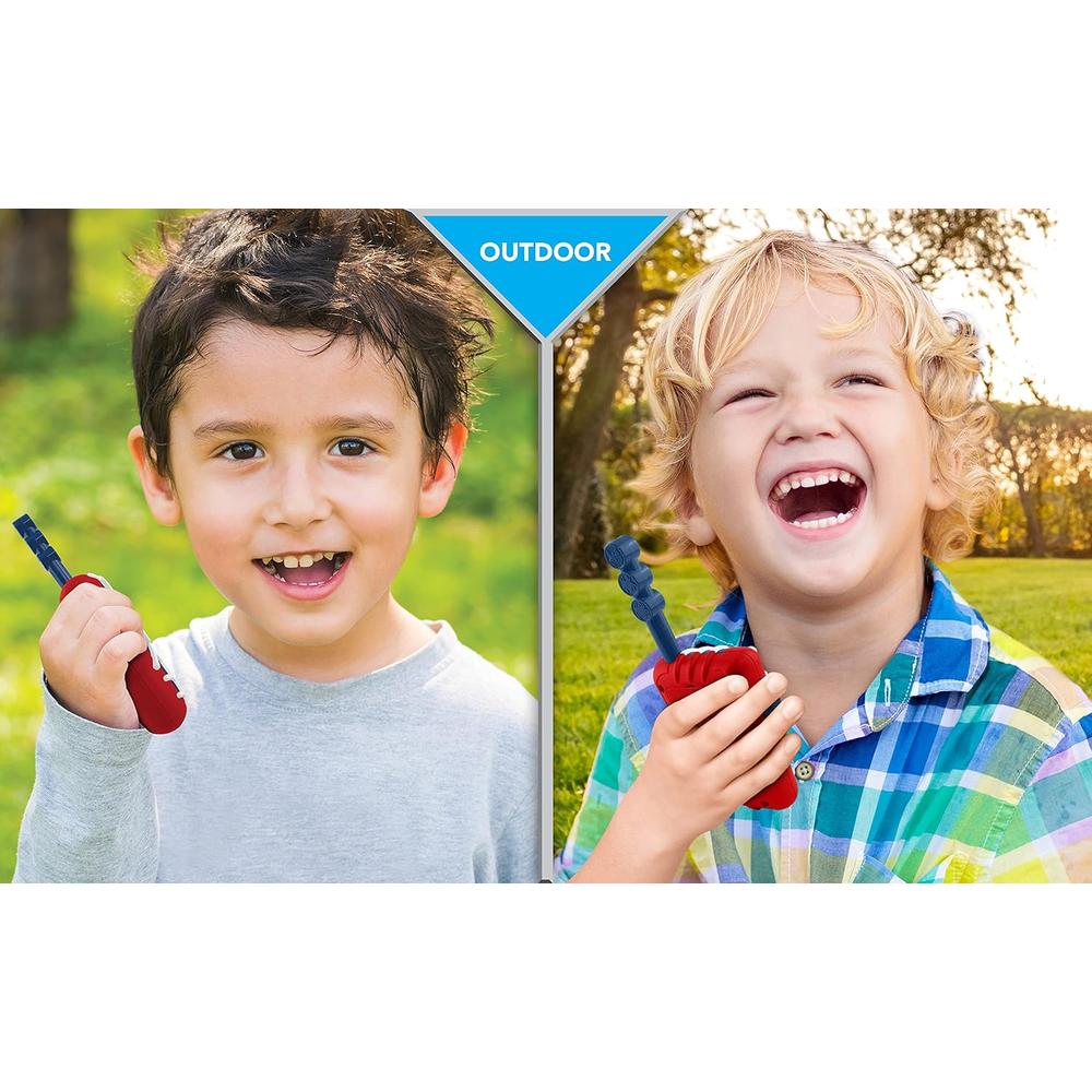 EKIDS SPIDEY WALKIE TALKIES INFANTILES DE LARGO ALCANCE SIN ESTÁTICA - 6