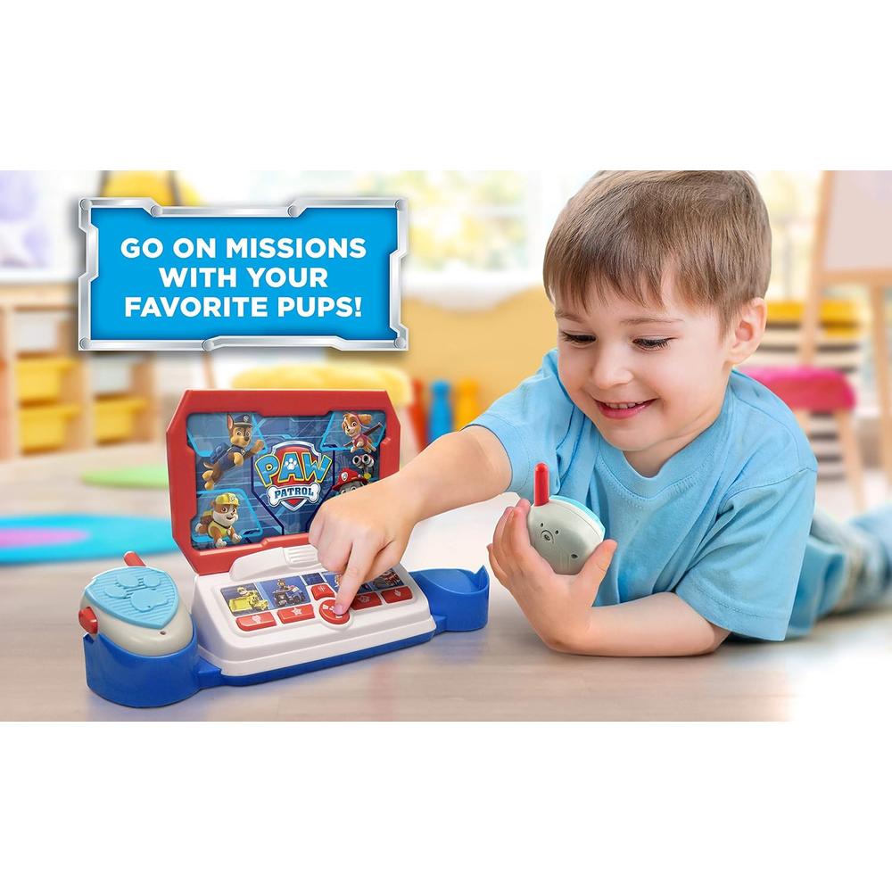 EKIDS PAW PATROL CENTRO DE MANDO PORTÁTIL CON RADIOS Y EFECTOS DE SONIDO - 4