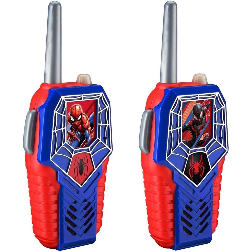 EKIDS SPIDERMAN WALKIE TALKIES LUMINOSOS INFANTILES PARA INTERIORES Y EXTERIORES - 2