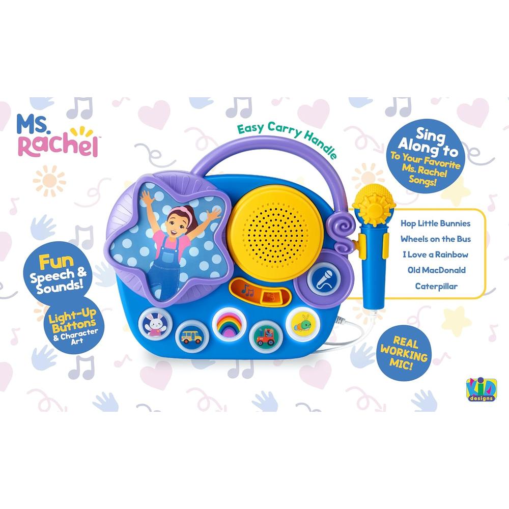 EKIDS MS RACHEL MICRÓFONO DE KARAOKE INFANTIL CON MÚSICA INCORPORADA - 3