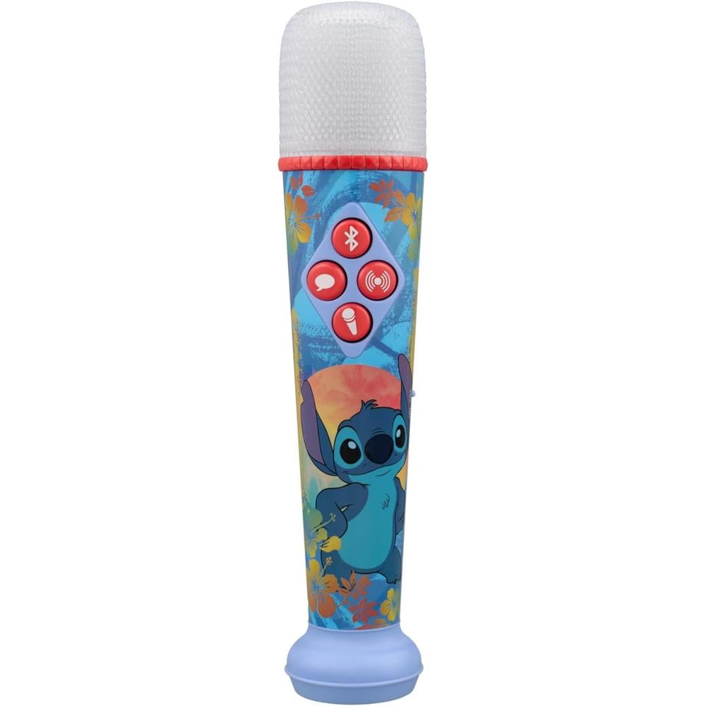 EKIDS STITCH MICRÓFONO DE KARAOKE INFANTIL BLUETOOTH CON LUCES INTEGRADAS - 1