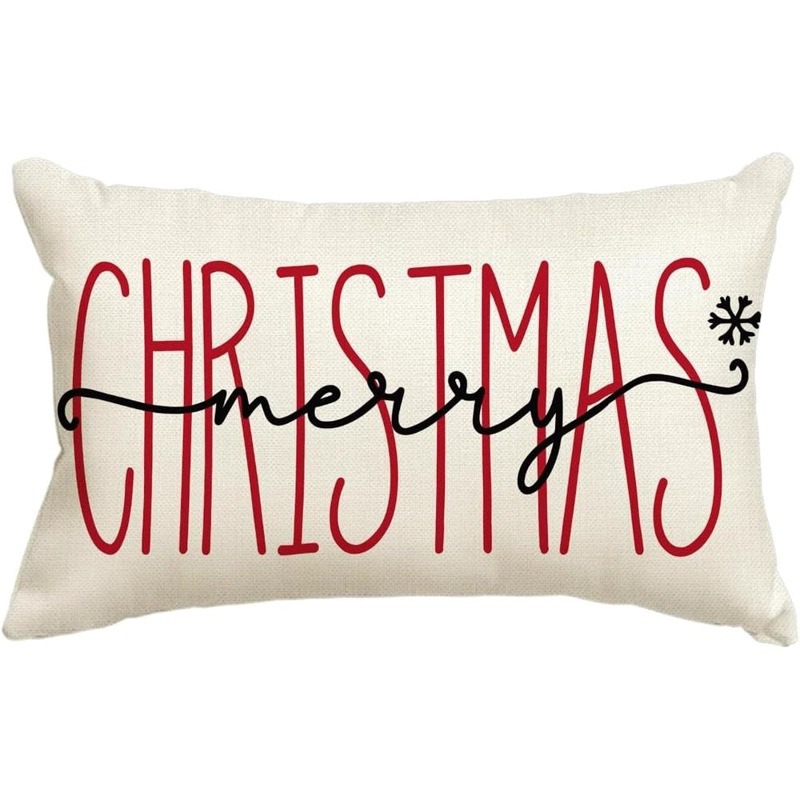 AVOIN FUNDA DE COJÍN COLORLIFE MERRY CHRISTMAS, 30 X 50 CM | MULTICOLOR - 1