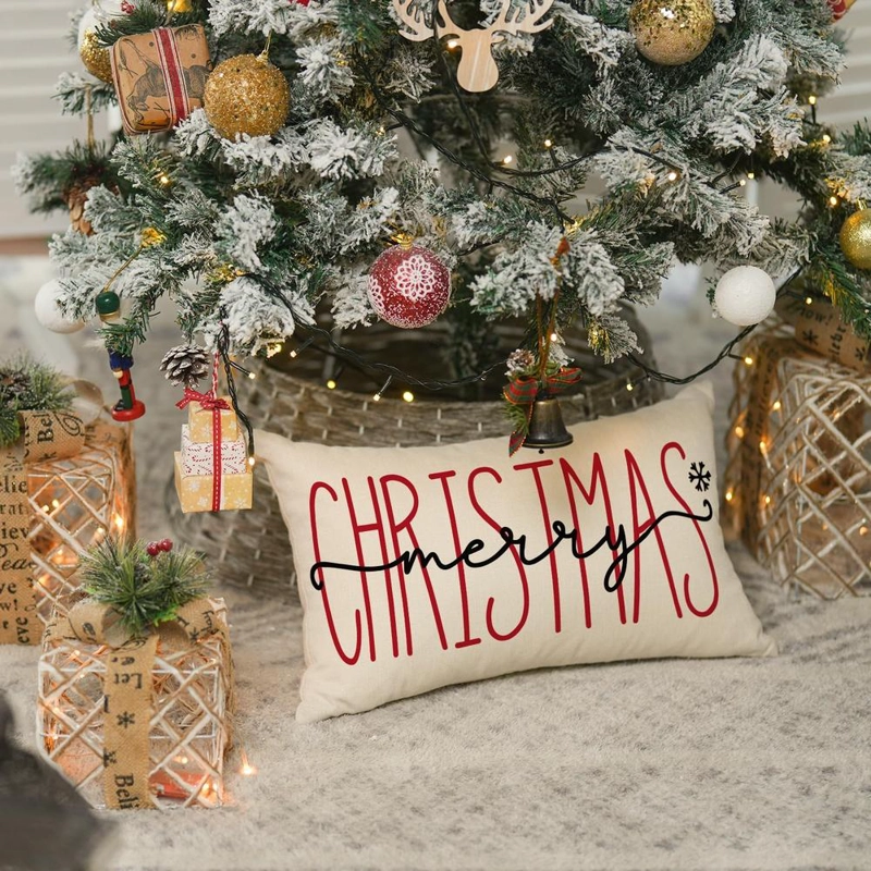 AVOIN FUNDA DE COJÍN COLORLIFE MERRY CHRISTMAS, 30 X 50 CM | MULTICOLOR - 2