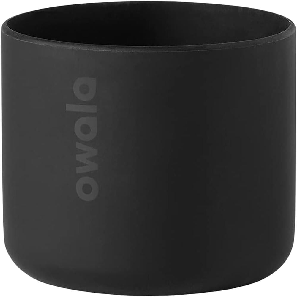 OWALA FUNDA DE SILICONA ANTIDESLIZANTE PARA BOTELLAS 32 OZ | NEGRA - 1