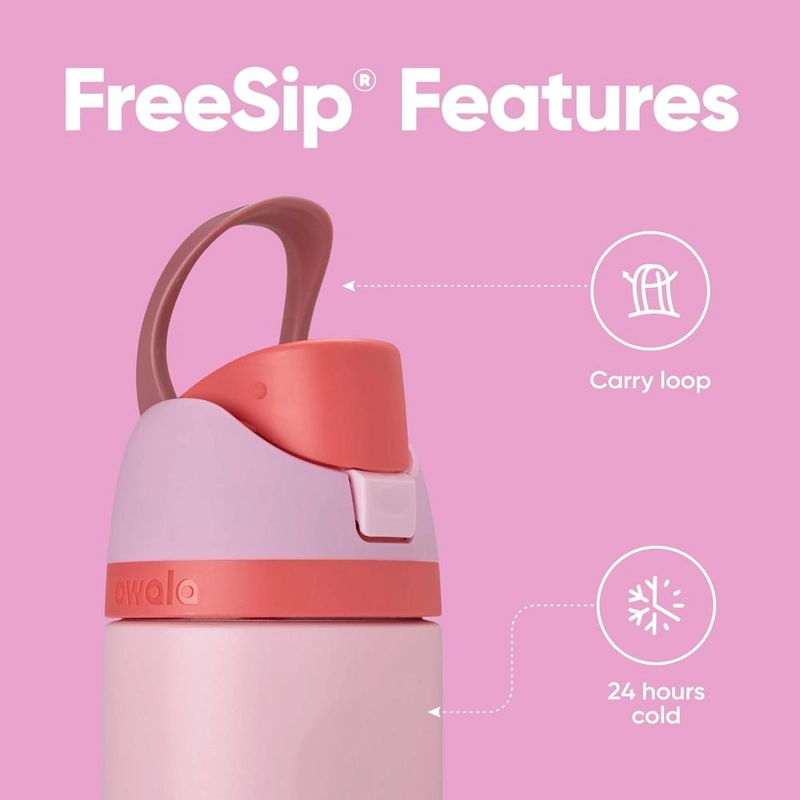 OWALA FREESIP BOTELLA ACERO INOXIDABLE 24 OZ | ROSA - 3