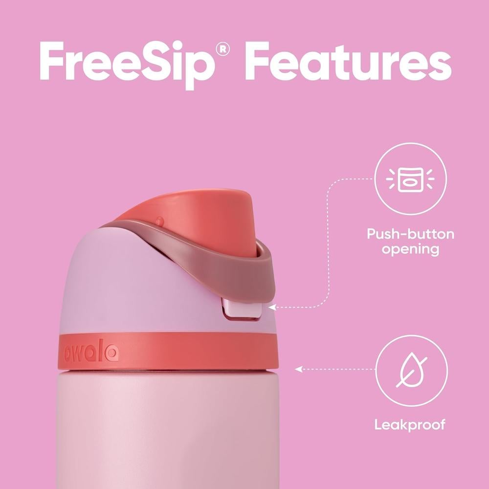 OWALA FREESIP BOTELLA ACERO INOXIDABLE 24 OZ | ROSA - 4