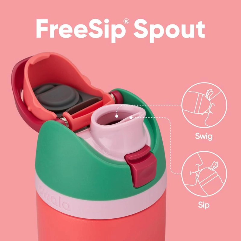OWALA FREESIP BOTELLA ACERO INOXIDABLE 24 OZ | STRAWBERRY FIELD - 4