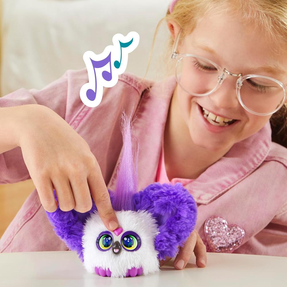 FURBY FURBLETS BAM-BOO MINI AMIGO | BLANCO/MORADO - 5