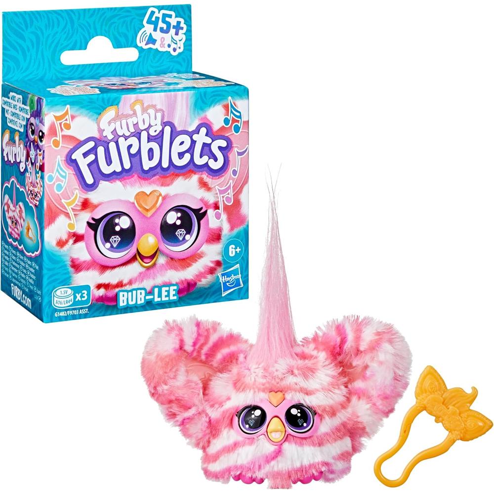 FURBY FURBLETS BUB-LEE MINI AMIGO | ROSA/BLANCO - 3