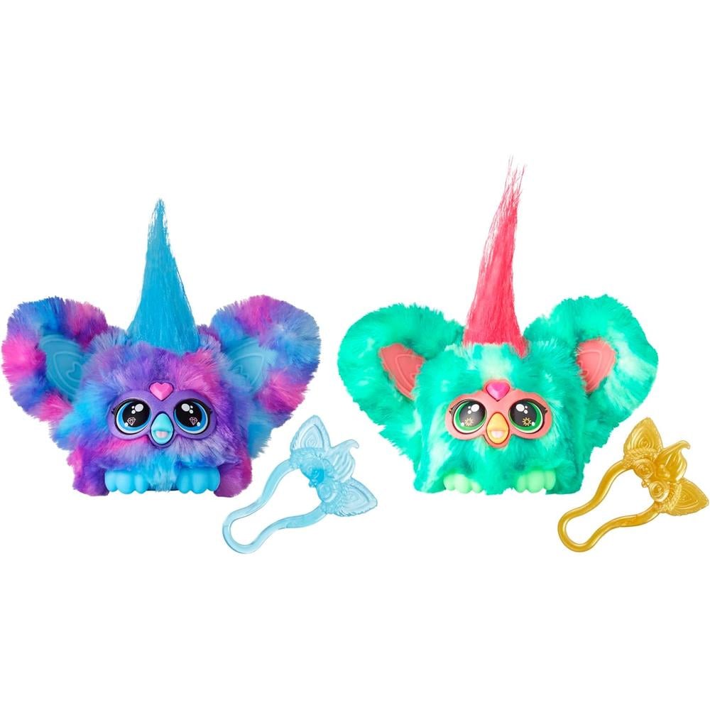 FURBY PACK 2 FURBLETS LUV-LEE Y MELLO-NEE | ROJO/VERDE Y MORADO/AZUL - 1