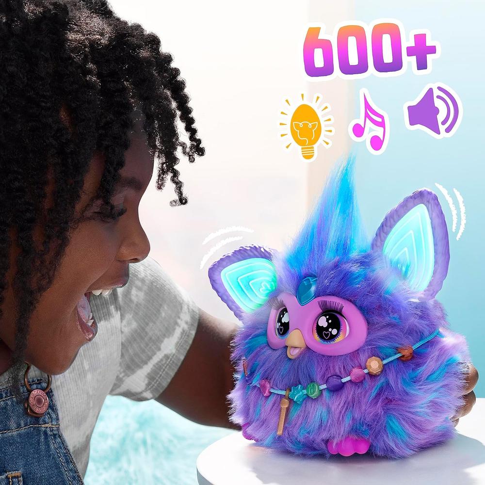 FURBY INTERACTIVO CON 15 ACCESORIOS DE MODA | MORADO - 4