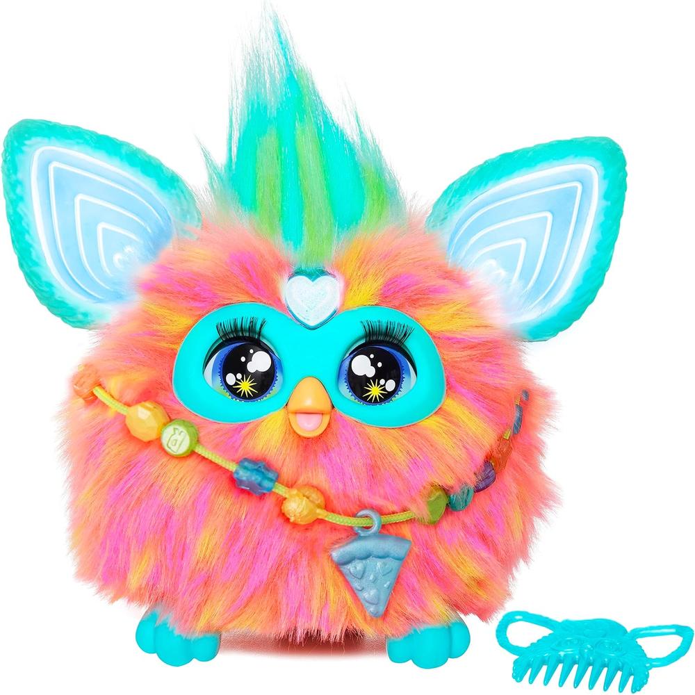 FURBY INTERACTIVO CON 15 ACCESORIOS | CORAL - 1