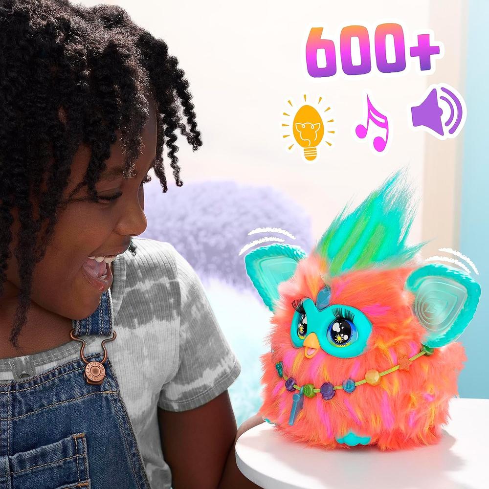 FURBY INTERACTIVO CON 15 ACCESORIOS | CORAL - 4