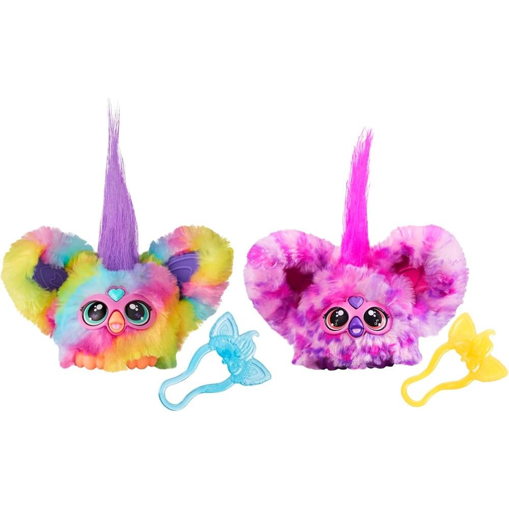 FURBY PACK 2 FURBLETS RAY-VEE Y HIP-BOP | ARCOÍRIS Y ROSA/MORADO - 1