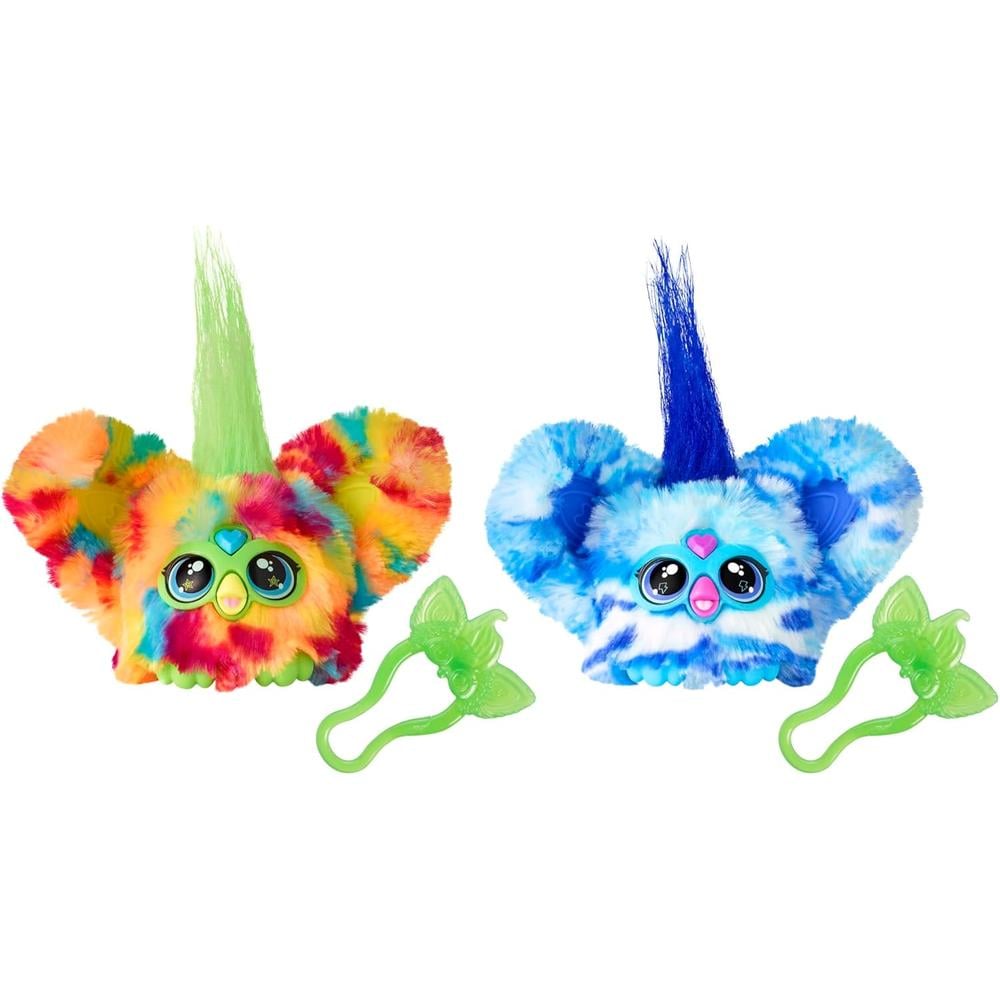 FURBY PACK 2 FURBLETS PIX-ELLE Y OOH-KOO | MULTICOLOR Y AZUL/BLANCO - 1