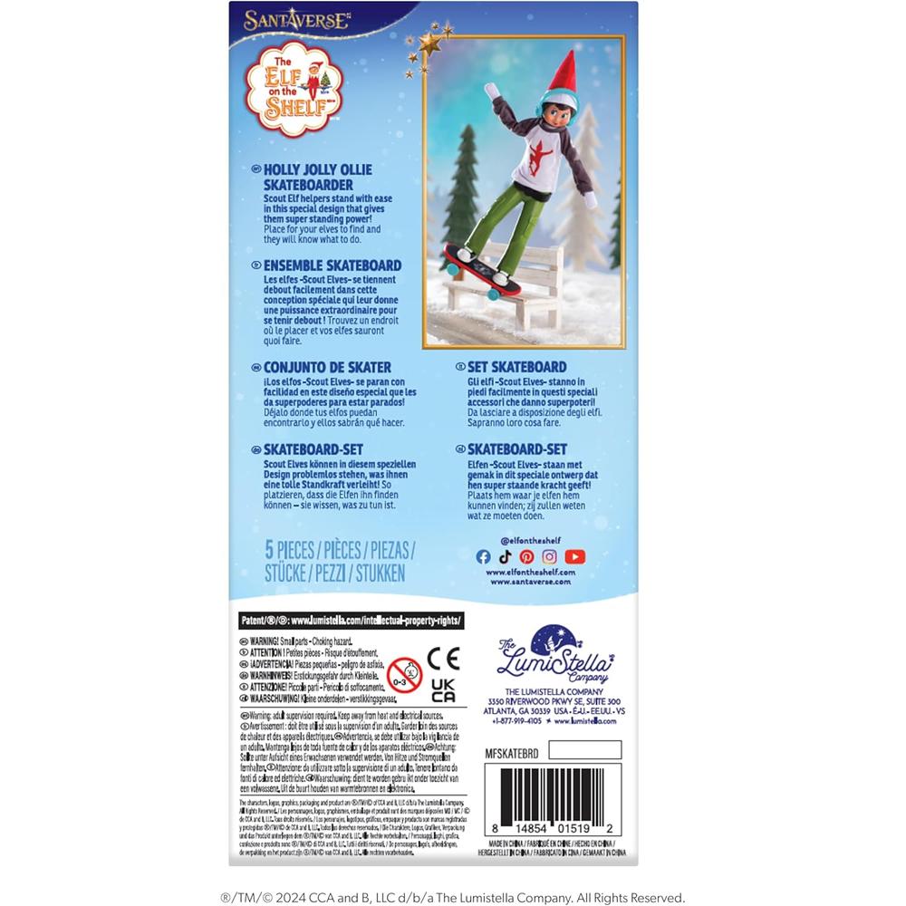 THE ELF ON THE SHELF ACCESORIOS HOLLY JOLLY OLLIE PATINETA - 4
