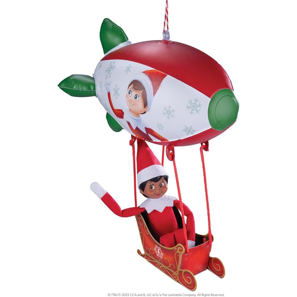 THE ELF ON THE SHELF ACCESORIOS DIRIGIBLE INFABLE Y TRINEO - 1