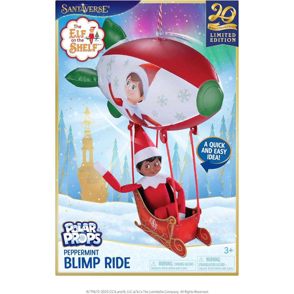 THE ELF ON THE SHELF ACCESORIOS DIRIGIBLE INFABLE Y TRINEO - 2