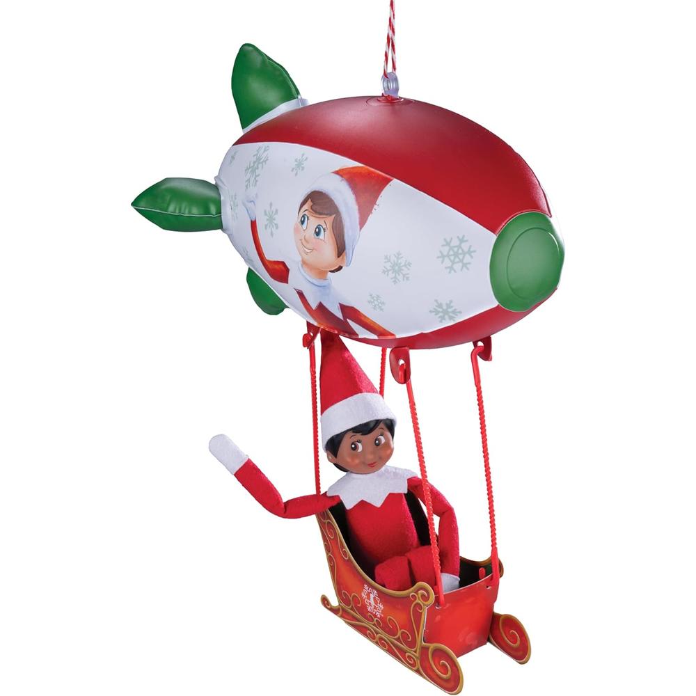 THE ELF ON THE SHELF ACCESORIOS DIRIGIBLE INFABLE Y TRINEO - 6