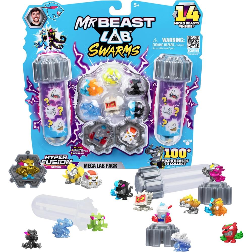 MRBEAST LAB SERIE 3 HIPERFUSIÓN PAQUETE 14 MICROBESTIAS - 1
