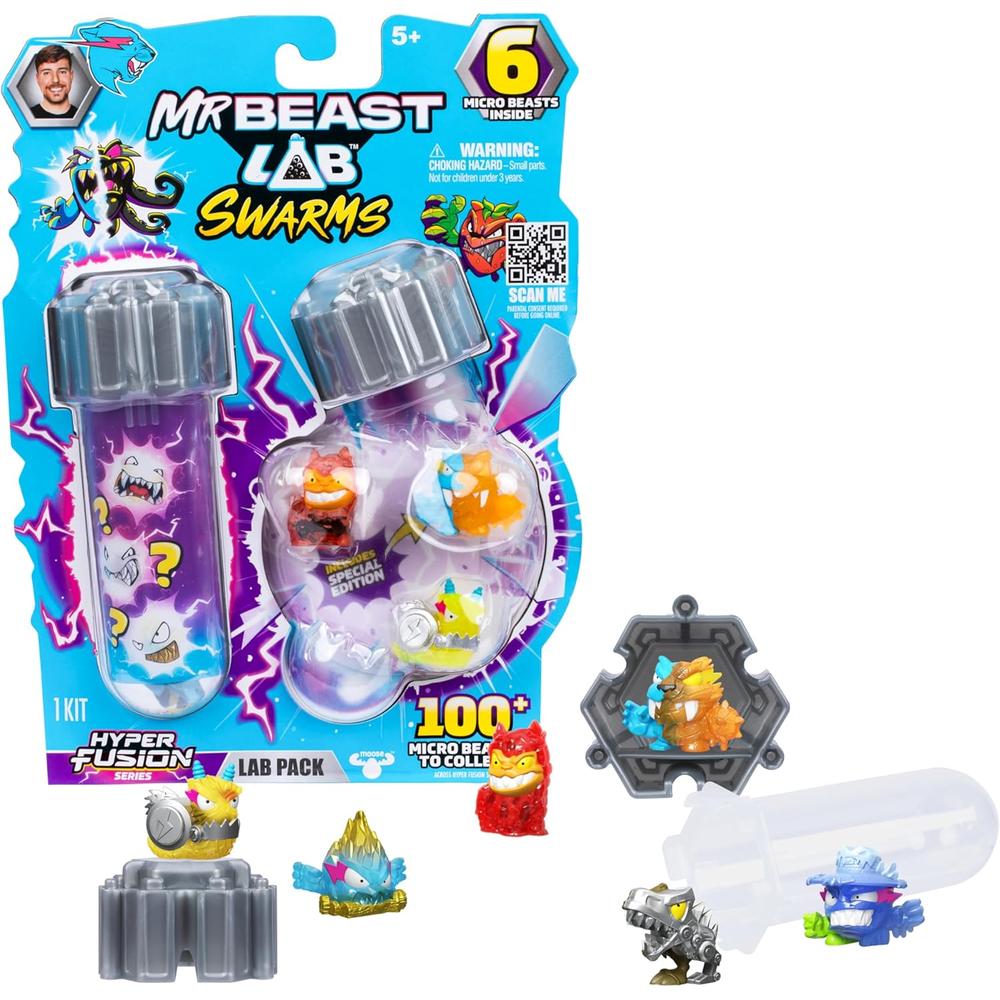 MRBEAST LAB SERIE 3 HIPERFUSIÓN PACK 6 MICROBESTIAS - 1