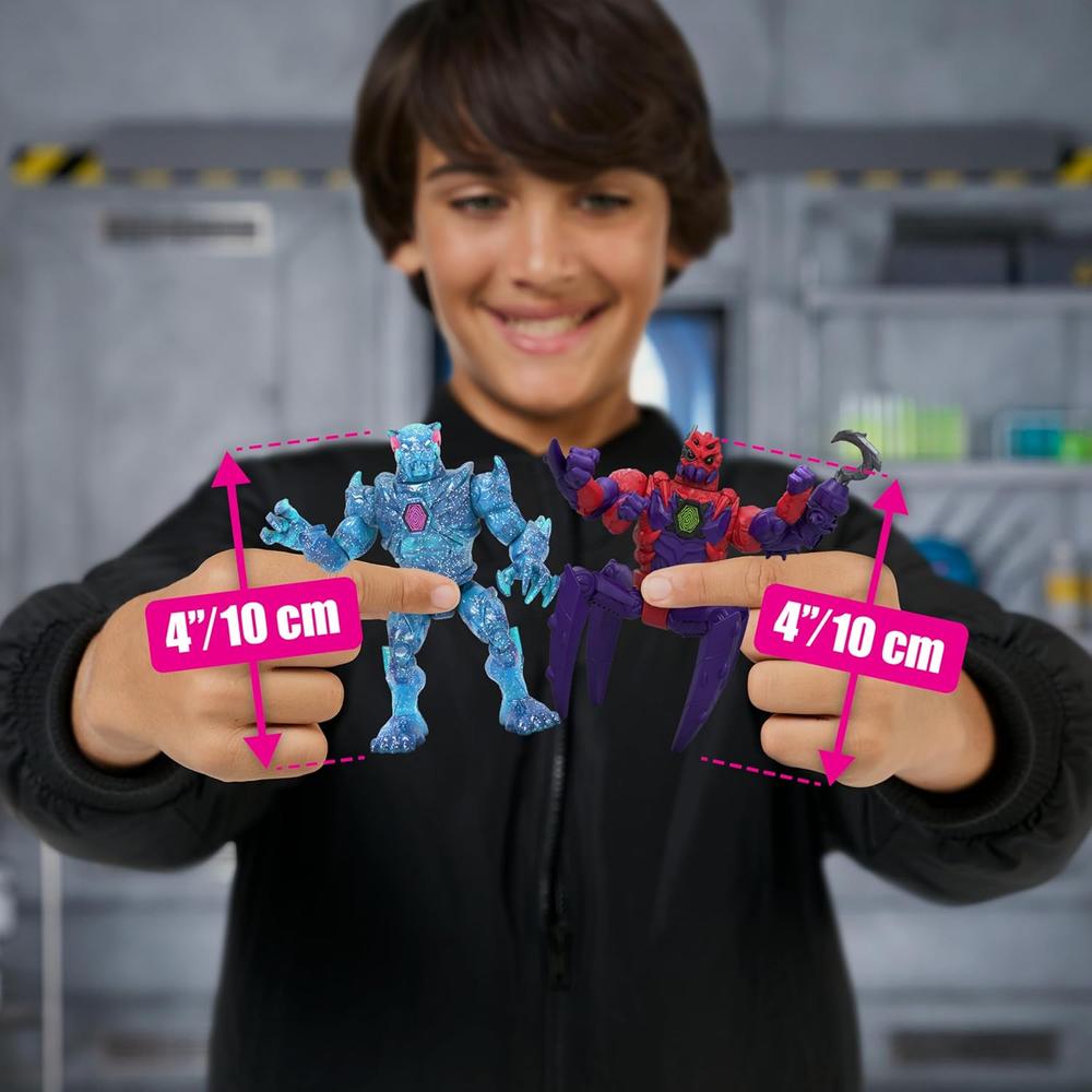 MRBEAST LAB HÍBRIDOS PACK MÚLTIPLE 2 FIGURAS Y PIEZAS PANTERA DRAGÓN - 2