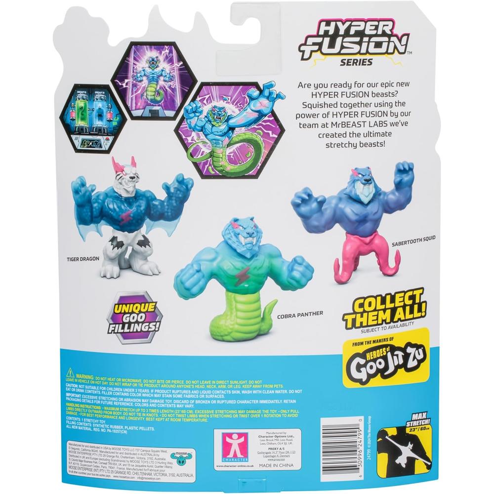 MRBEAST LAB HÉROE HIPEREXTENSIBLE DRAGÓN TIGRE 5' / 12.7 CM - 5