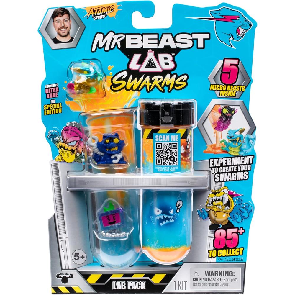 MRBEAST LAB SERIE 2 SWARMS PACK 5 MICROBESTIAS - 1