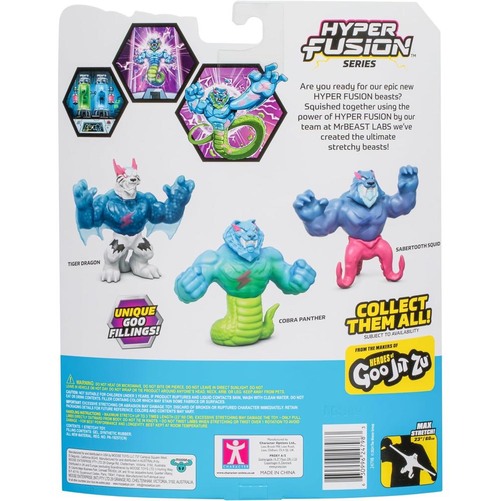 MRBEAST LAB HÉROE HIPERELÁSTICO CALAMAR DIENTES DE SABLE 5' / 12.7 CM - 5