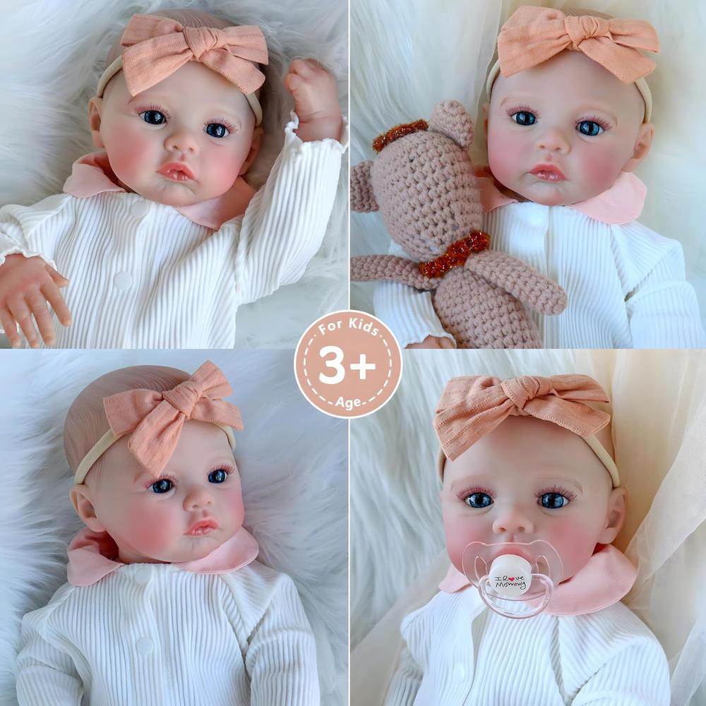 BEBÉ REALISTA REALISTA MUÑECA 18' / 46 CM CON ACCESORIOS - 4