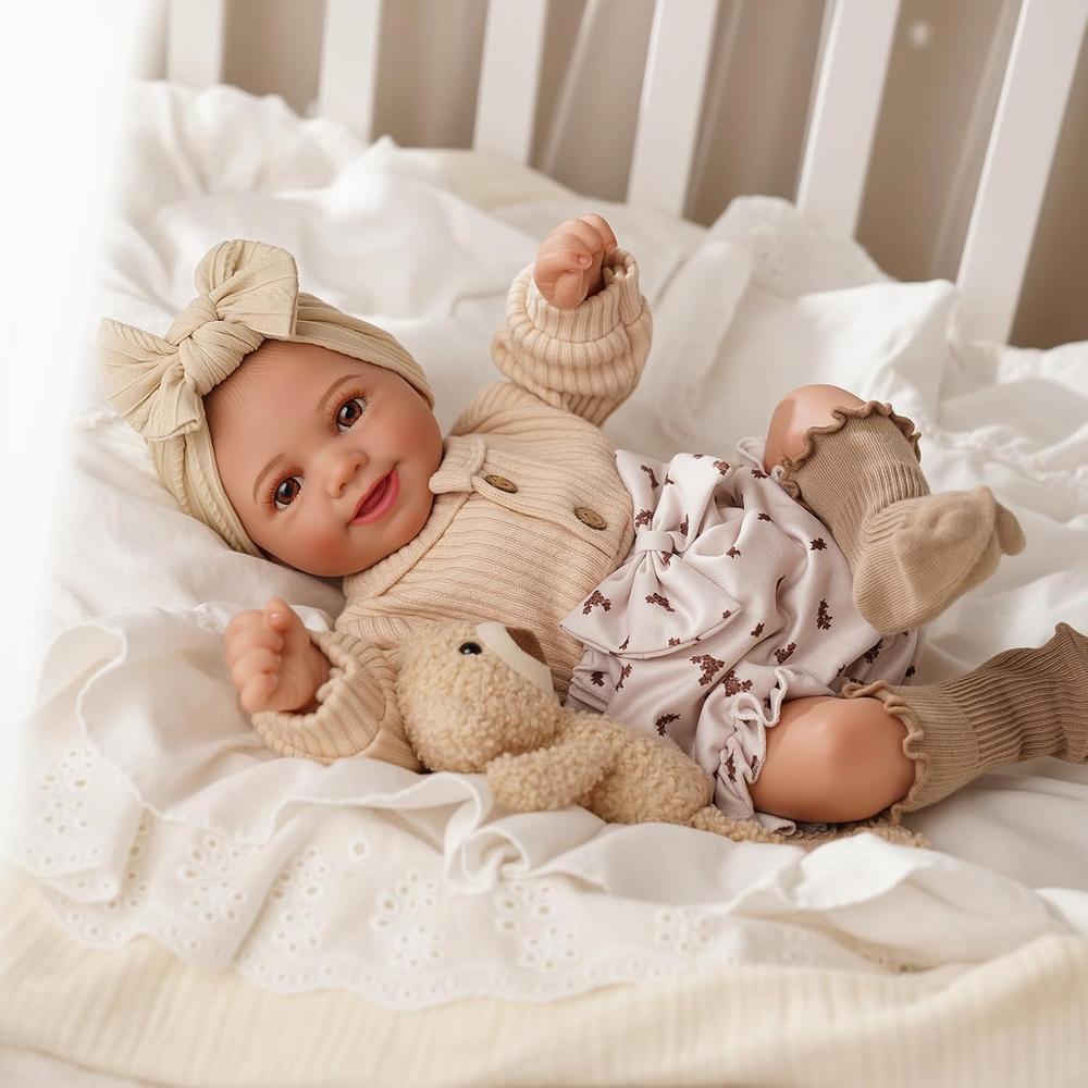 BABESIDE MUÑECA BEBÉ SUNNY 17' / 43 CM ARTICULADA CON ACCESORIOS - 5