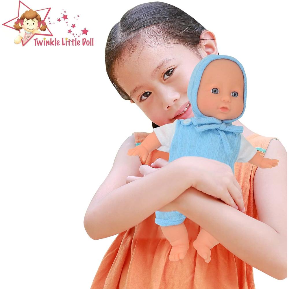 MUÑECA BEBÉ 12'/30 CM CON ACCESORIOS | AZUL - 3