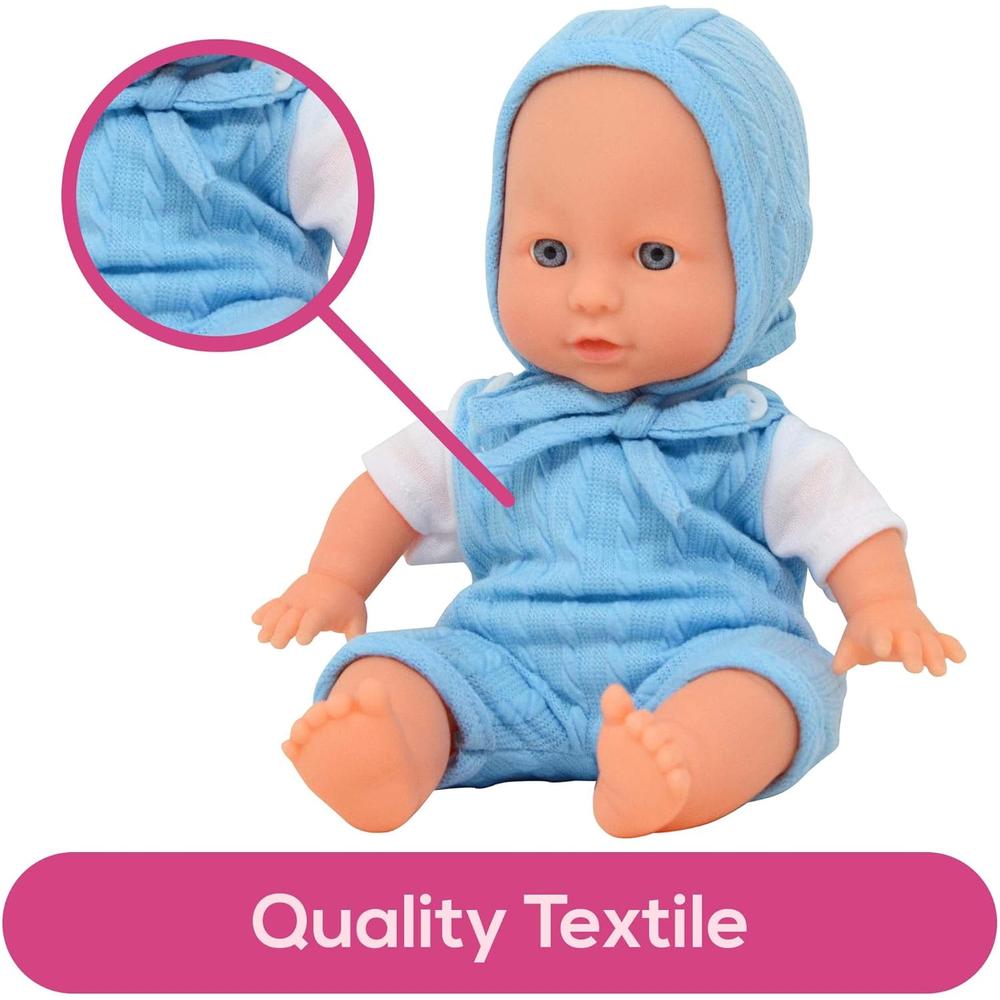 MUÑECA BEBÉ 12'/30 CM CON ACCESORIOS | AZUL - 5