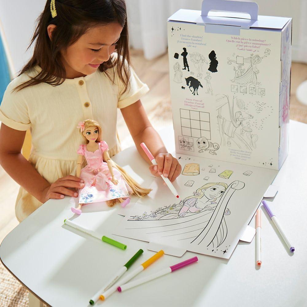 DISNEY RAPUNZEL MUÑECA PRINCESA 11'/28 CM CON ACCESORIOS - 4