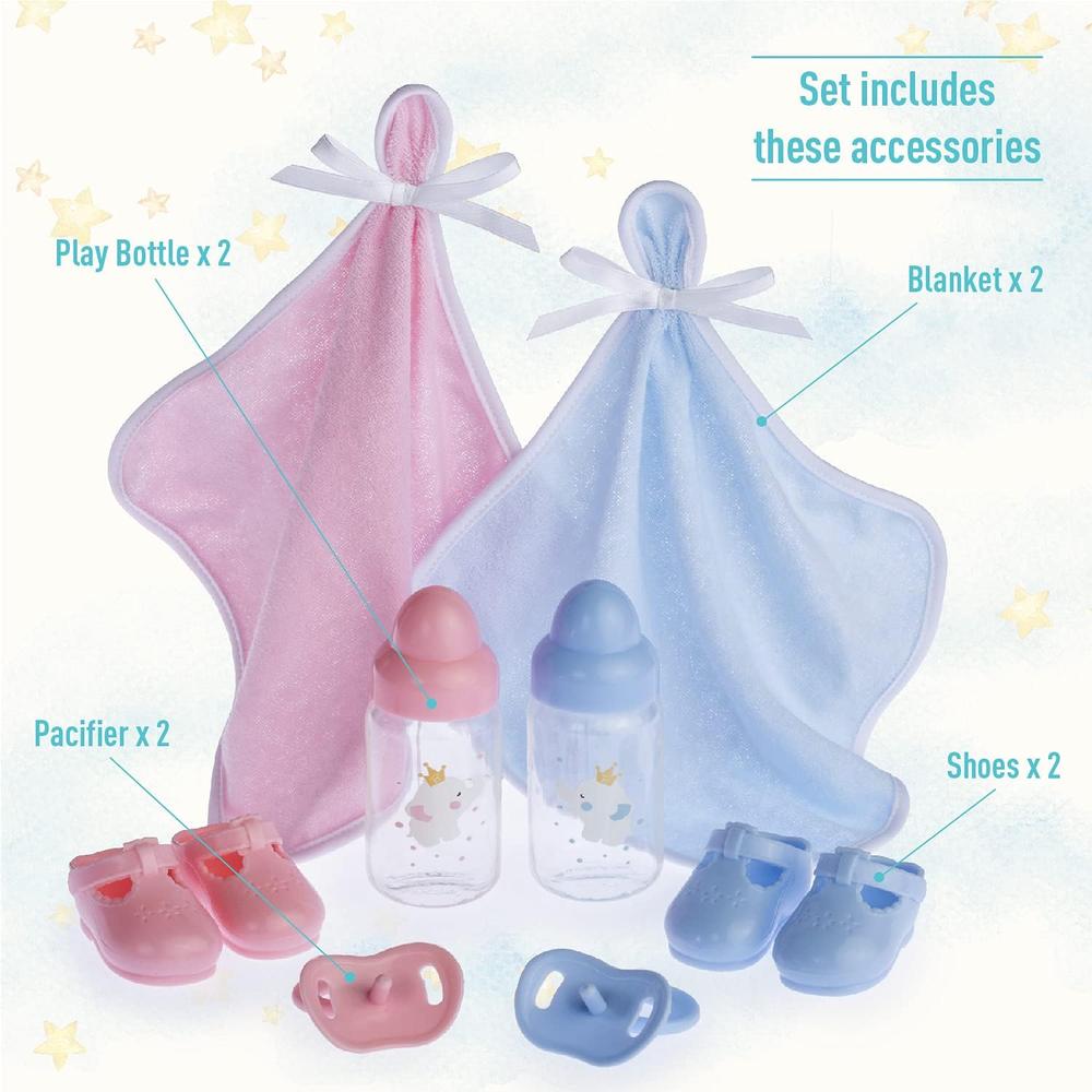 BERENGUER GEMELOS 15'/38 CM BLANDOS CON ACCESORIOS - 3