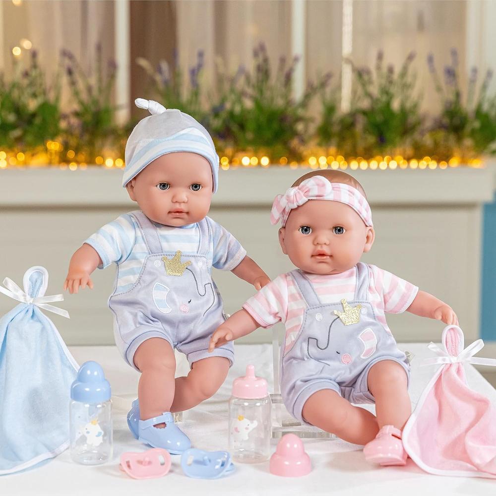 BERENGUER GEMELOS 15'/38 CM BLANDOS CON ACCESORIOS - 4
