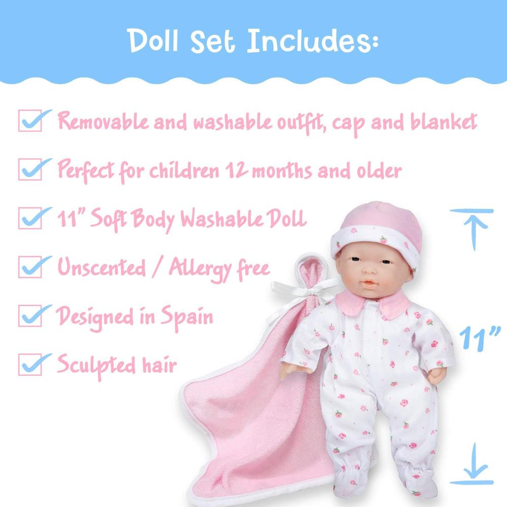 BERENGUER MUÑECA ASIÁTICA 11'/28 CM CON ACCESORIOS - 3