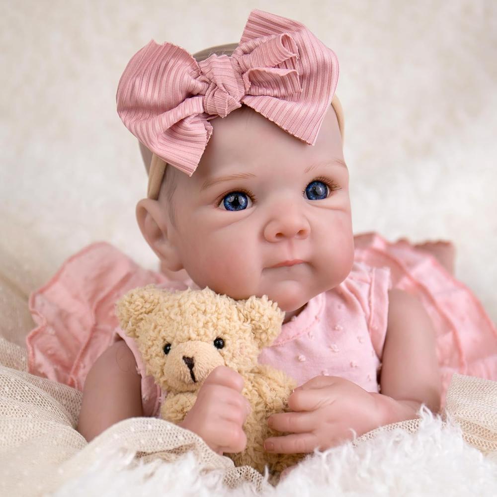 AORI MUÑECA BEBÉ REALISTA 20' / 50.8 CM | PINK DRESS - 3